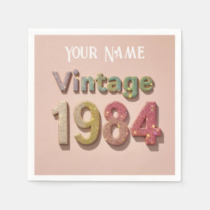 1984 Sparkle servet: schitterende herinneringen Servet