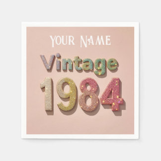  1984 Sparkle servet: schitterende herinneringen Servet