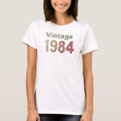 1984 Sparkle T-shirt voor dames: Glittering (Voorkant)