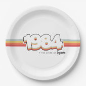 1984 The birth of legends Papieren Bordje (Voorkant)