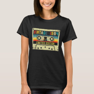  1984 Verjaardag Cassettebandje Feest T-shirt