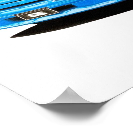 1984 VK Holden Commodore SS door CarsinArt Poster (Hoek)