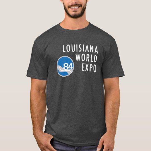 1984 Wereldtentoonstelling Wordmark T-shirt (Voorkant)