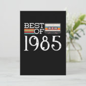 1985  25e verjaardag Jubileum Gift Kaart (Staand voorkant)