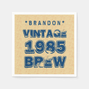 1985 30e of elke verjaardag BROUWGoud J30 Servetten