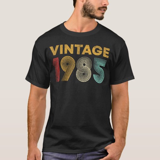 1985 39e verjaardag 39 jaar oud t-shirt (Voorkant)