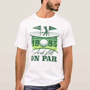 1985 40e verjaardag Golf Humor T-shirt