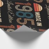 1985  40ste verjaardag cadeaupapier (Hoek)