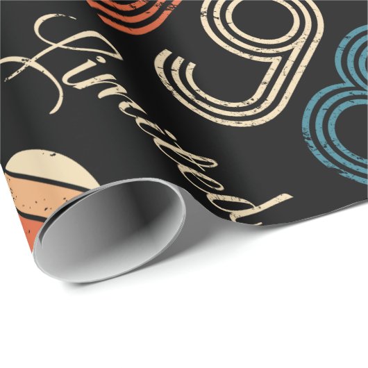 1985  40ste verjaardag cadeaupapier (Rol Hoek)