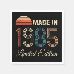 1985 40ste verjaardag servet