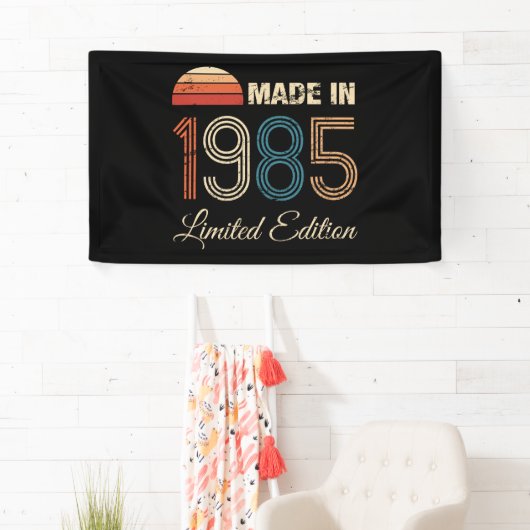 1985  40ste verjaardag spandoek (Insitu)