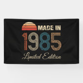 1985  40ste verjaardag spandoek (Horizontaal)