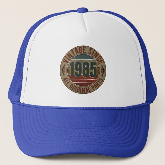 1985 BIRTHDAY GIFT TRUCKER HAT TRUCKER PET (Voorkant)
