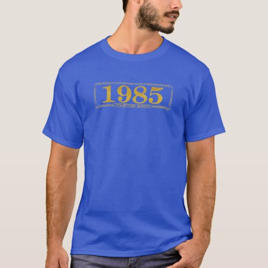 1985 Blue Collectors Edition T-Shirt (Voorkant)