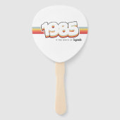 1985 De geboorte van legenden Handwaaier (Achterkant)