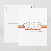 1985 De geboorte van legendes Briefkaart (Voorkant / Achterkant)