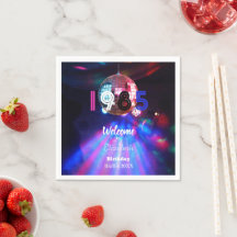 1985 Disco Ball 40e verjaardag Uitnodiging