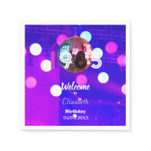 1985 Disco Ball 40e verjaardag Uitnodiging