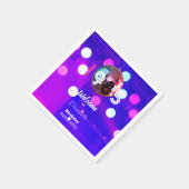 1985 Disco Ball 40e verjaardag Uitnodiging Servet (Hoek)