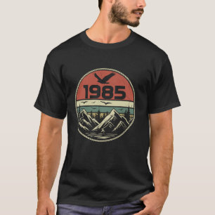 1985 Geboortejaar 1985 Verjaardag Retro Vintage Bo T-shirt