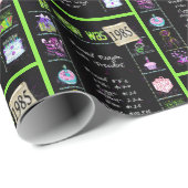 1985 Geboortejaar Trivia Cadeaupapier (Rol Hoek)