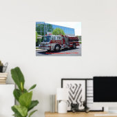 1985 Hahn Firetruck Poster (Thuiskantoor)