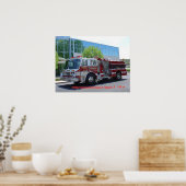 1985 Hahn Firetruck Poster (Keuken)