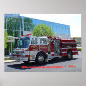1985 Hahn Firetruck Poster (Voorkant)