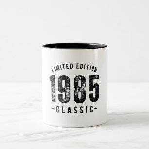 1985 Klassiek Geboortejaar Tweekleurige Koffiemok