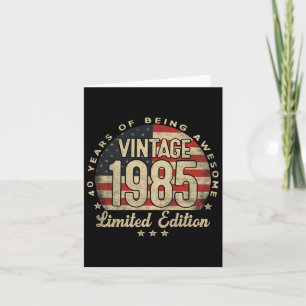  1985 Limited Edition 40-jaar-oude geschenken USA Kaart