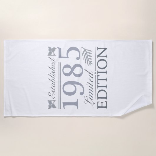 1985 Limited Edition 40e verjaardag Strandlaken (Voorkant)