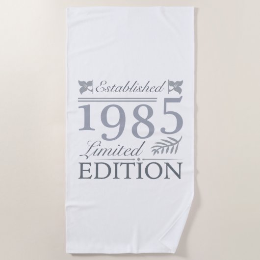 1985 Limited Edition 40e verjaardag Strandlaken (Voorkant)