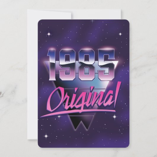 1985 Origineel Bedankkaart (Voorkant)