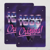 1985 Origineel Bedankkaart (Voorkant / Achterkant)