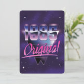 1985 Origineel Bedankkaart (Staand voorkant)