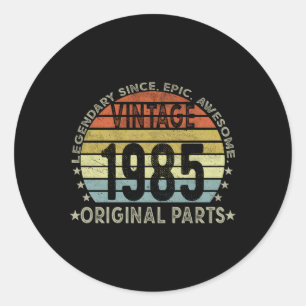 1985 Origineel P 38th Ronde Sticker