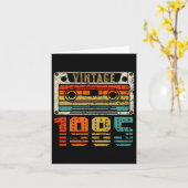 1985 Plezier 37 jaar oude Mannen en vrouwen 37e ve Kaart (Gele Bloem)