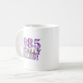 1985 regelt volledig Funny Retro Classic Logo Koffiemok (Voorkant links)