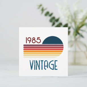 1985 Retro Stripe Sun Kaart