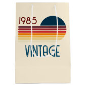  1985 Retro Stripe Sun Medium Cadeauzakje (Achterkant)