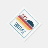  1985 Retro Stripe Sun Servet (Hoek)