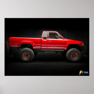 1985 Toyota 4x4 ophaalwagen Poster
