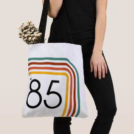 1985 Trendy Retro Rainbow Stripes Tas