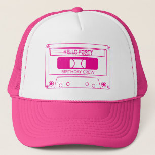 1985 Veertig Verjaardag Crew Cassette Verjaardag F Trucker Pet