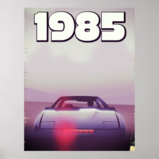 1985 vintage supercar poster (Voorkant)