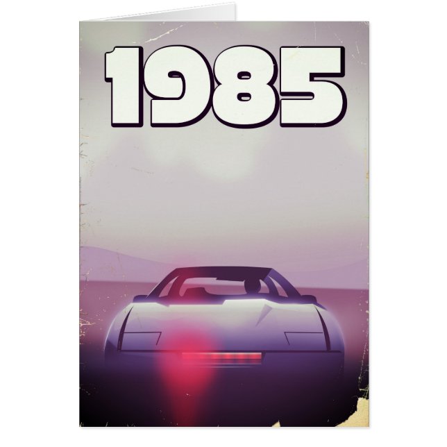 1985 vintage supercar poster (Voorkant)