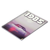 1985 vintage supercar poster notitieboek (Linkerzijde)