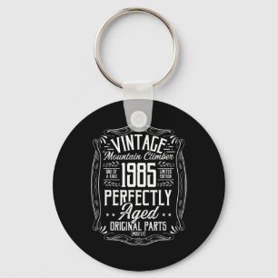 1985 Vintage Wandelen Bergen Retro Wandelaar Gebor Sleutelhanger