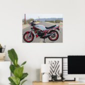 1985 Yamaha RZ350 Poster (Thuiskantoor)