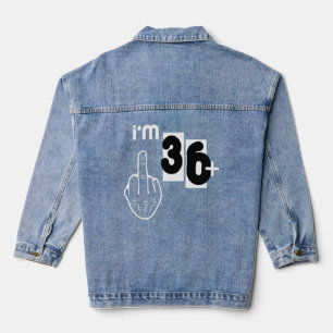 1985s Verjaardag 37 jaar Top Denim Jacket